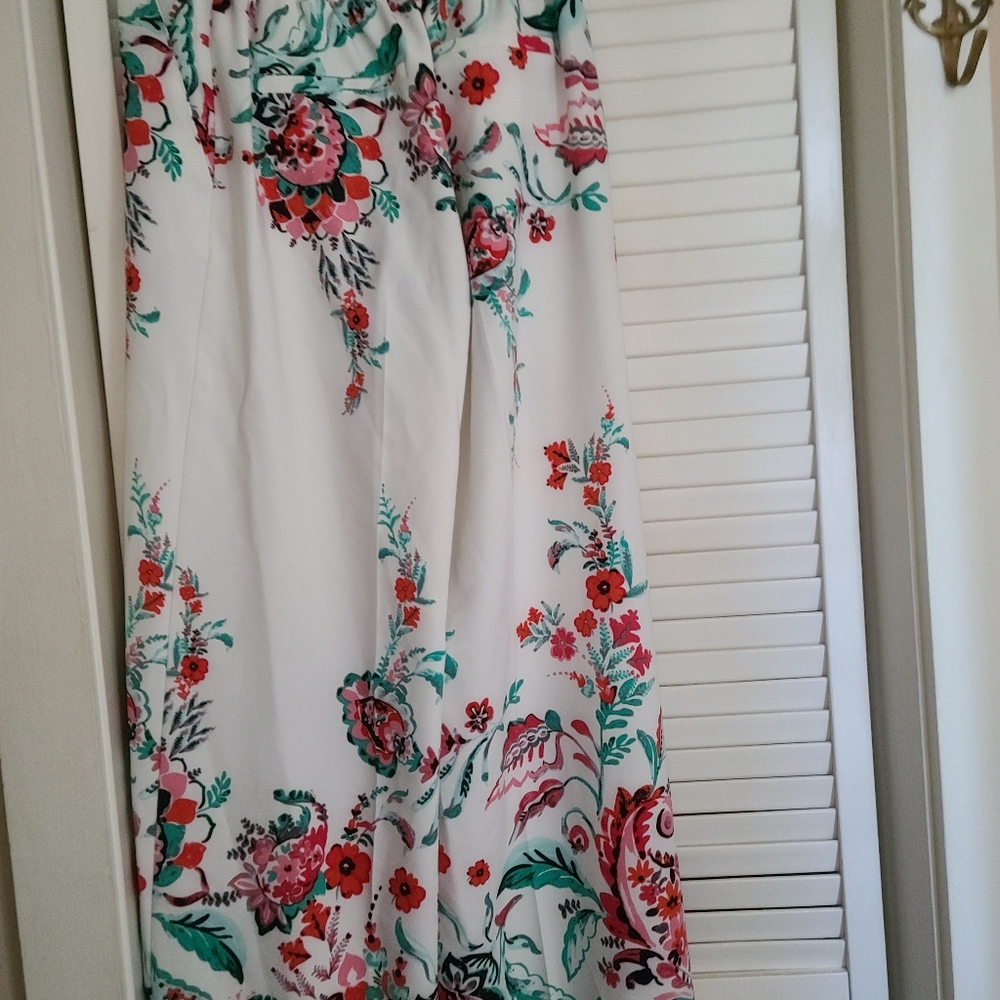 New York & Company Floral Palazzo Pants XS *With Tags*